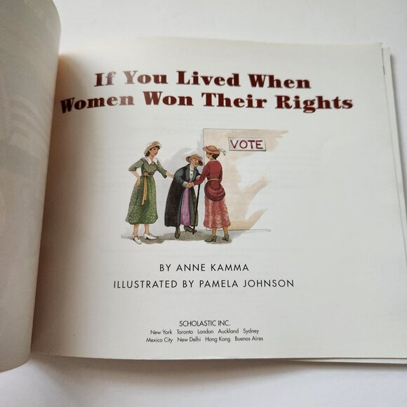 If You Lived When Women Won Their Rights Book By Anne Kamma & Pamela Johnson - Picture 8 of 11